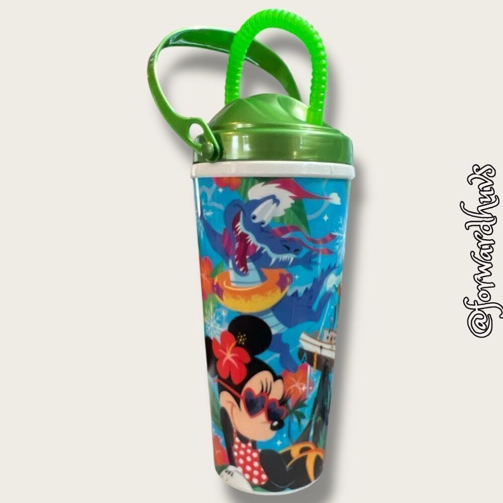 Disney World Whirley Travel Mug with Straw